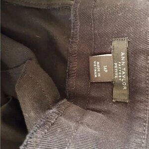 Black Skirt with Gold Buttons